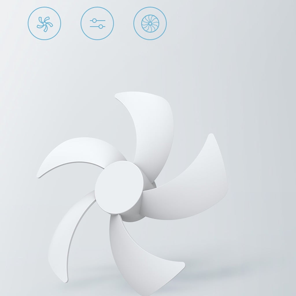 ZUARFY 4000mAh USB Rechargeable Air Circulation Fan 120 Degree Oscillation 4 Speed Foldable Fan With LED Light for outdoor Home