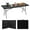 Rattan, variant on BIQWBIC 6ft Folding Table, Heavy Duty Foldable Table with Handle, Portable Fold-in-Half Utility Tables for Indoor & Outdoor Use Perfect for Camping BBQ Party Wedding Market Events, White