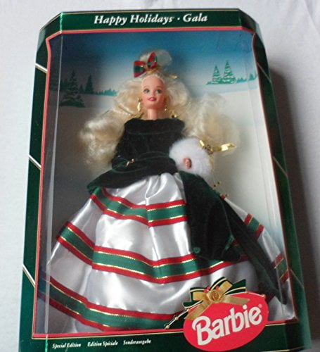 happy holidays gala barbie