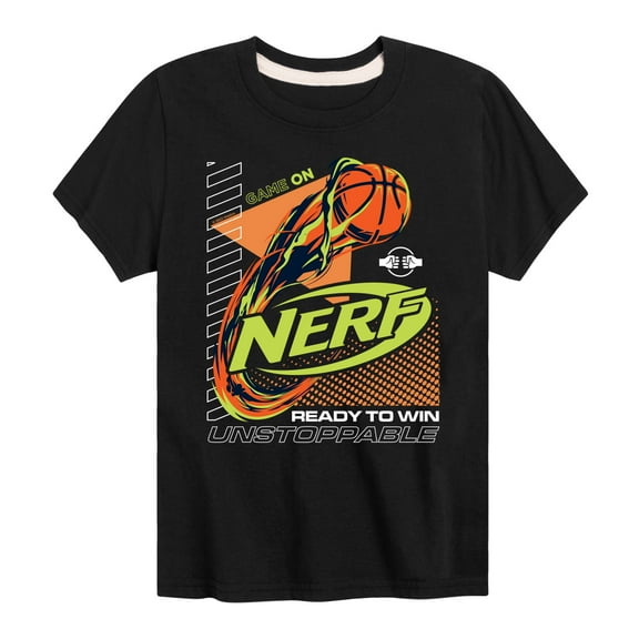 Nerf - Unstoppable Basketball - Boy's Short Sleeve T-Shirt