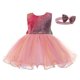 thumbnail image 1 of Vestido de tul con lentejuelas para niñas de SDJMa, vestido de fiesta de cumpleaños estilo princesa, vestido de boda, 1 of 1
