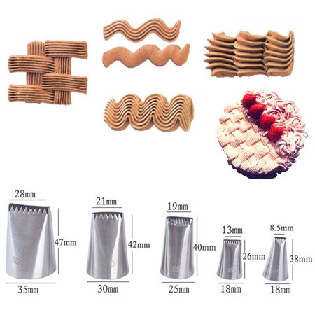 

1/3/5/7pcs/set Chrysanthemum Nozzle Piping Pastry Nozzle Kitchen Gadgets Baking Accessories Cake Decorating Tools Making