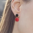 thumbnail image 2 of Daolelai Hand-Wound Ball Earrings, 2 of 2