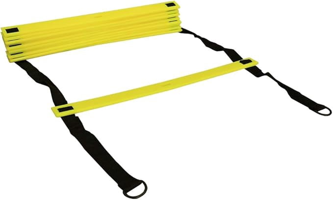 15ft. Feet Speed and Agility Training Ladder for High-Intensity Training in Boxing, Soccer, Football, Lacrosse, and Ice Hockey - Improve Your Footwork and Coordination