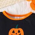 thumbnail image 5 of CAUYDY Toddler Boys Girls Halloween Pajamas Pumpkin Print PJs Sleepwear Cute Print Pant Sets Kids Jammies,3-4 Y, 5 of 8
