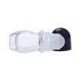 thumbnail image 3 of 2 botellas de desodorante roll-on de vidrio transparente recargables de 50 ml/1,69 oz, botellas vacías de aceites esenciales con bola de rodillo de plástico y tapa negra para desodorante, aceite de la, 3 of 5