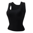 thumbnail image 4 of LVHAOGJOB Womens Sleeveless Tank Tops Summer Solid Color Shirts for Women Workout, 4 of 4