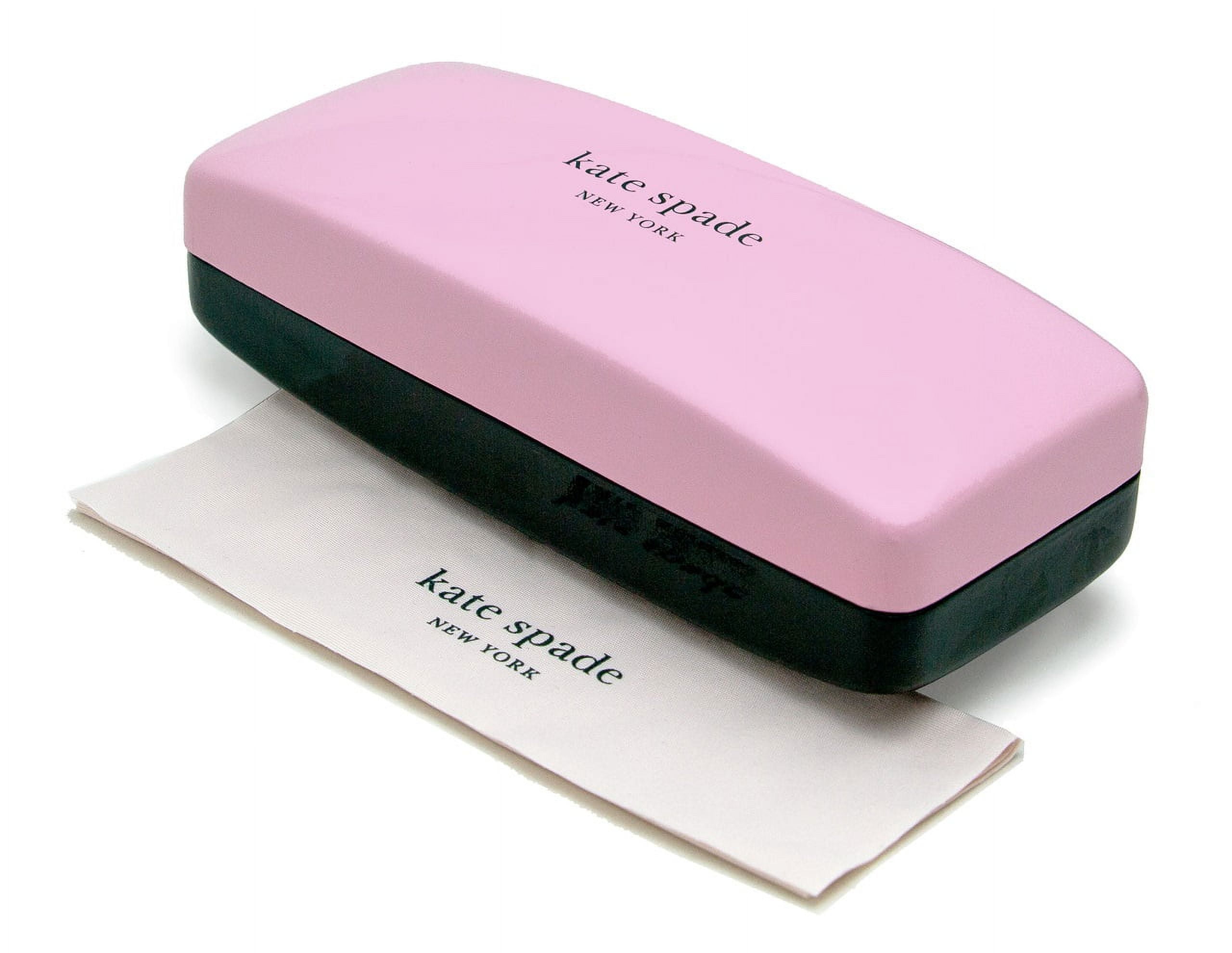 NEW Kate Spade New York Reading Glasses Case Pink/Green (6.25x2.75x1.80) NEW