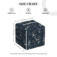thumbnail image 3 of Kdxio Romantic Eiffel Tower Print Tissue Box Cover,Square Decorative PU Leather Facial Paper Case Organizer Holder Dispenser for Bathroom,Night Stands,Desk,Car 5.2''X5.2''X5.2'', 3 of 6