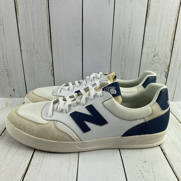 New Balance Court 300v3 Casual Athletic Shoes Men’s Size 13 White/Blue Sneakers
