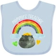thumbnail image 3 of Inktastic Mommy's Treasure St. Patrick's Day Rainbow and Gold Boys or Girls Baby Bib, 3 of 4