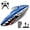 Blue, variant on Tigozz Shark RC Boat for Kids Ages 8 and Up, 1:36 Scale 2.4GHz Remote Control Speedboat with Dual Propellers, 15 km/h, 40 m Range, 1 Battery