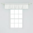 thumbnail image 2 of Ambesonne Sketch Window Valance, Sealife Anchor Fish Hook, 54" X 12", Grey and White, 2 of 3
