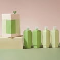 thumbnail image 2 of 4-in-1 Travel Bottle Set, Leak Proof Travel Size Toiletries Containers Portable Refillable Liquid Lotion Dispenser for Shampoo Conditioner Soap Cosmetic Items, Green, 2 of 4