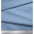 thumbnail image 2 of Soimoi Polyester Crepe Fabric Floral Small Printed Fabric 1 Yard 52 Inch Wide, 2 of 3