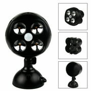 LED Walkway Security Light بطارية مقاومة للماء تعمل بالطاقة استشعار الحركة مصباح المناظر الطبيعية ، 1 حزمة ، حامل الحائط ، أسود