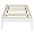thumbnail image 2 of AFI Colorado Lit Simple en Bois Massif avec Station de Recharge USB, Blanc, 2 of 5