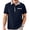 C3-Navy Blue, variant on Demotime Men's Polo Shirts Casual Button-Down Shirts Short Sleeve Polo Shirts Ligh Blue L V Neck T Shirts Big and Tall Golf Solid Classic Stylish Tops