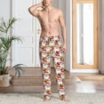 thumbnail image 2 of Naloa Santa Claus bells Pajama Pants Men, PJ Bottoms, Sleep & Lounge Pants-X-Large, 2 of 6