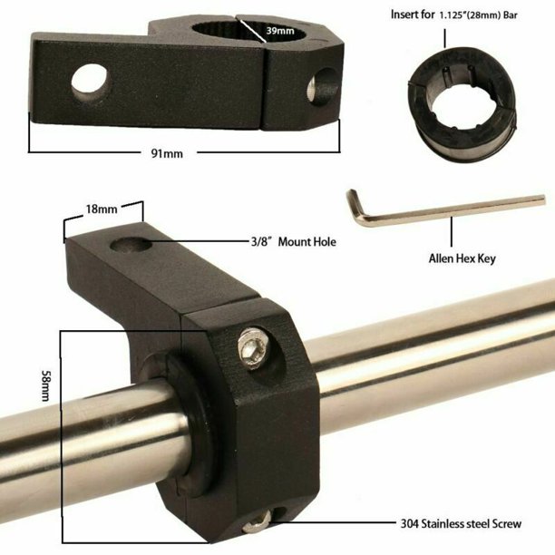 Roll Bar Clamp 1.125 Inch (1 1/8"),1.25 Inch (1 1/4"),1.5 Inch (1 1/2
