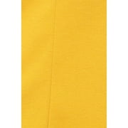 Womens Elegant Long Sleeve Blazer ? Solid Button-Front Casual Style Mustard 2XL