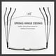 thumbnail image 4 of Blue Light Blocking Reading Glasses for Men & Women, 3-Piece Set with Spring Hinge, Compact Design, 4 of 5