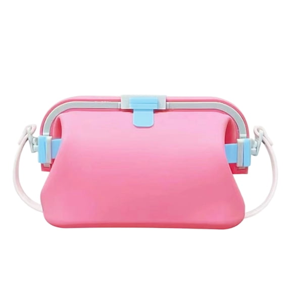 Huggea Waterproof Purse, Women Summer Silicone Handbag, Crossbody Tote Bag Foldable Crossbody Tote for Women, Lightweight Top-Handle Carryall, Reusable Beach & Travel Shoulder Bag