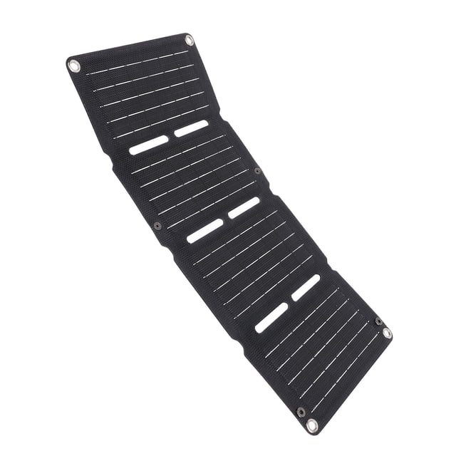 Panel De Carga Solar Monocristalino, Cargadores De Paneles Solares Plegables De Alta Eficiencia Con Ventilador De Refrigeración Para Viajes Al Aire Libre