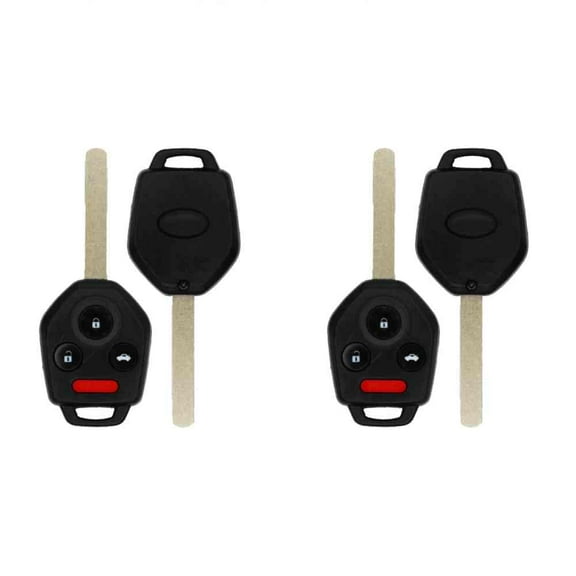 Replacement Keyless Remote Head Key Fob for Subaru Legacy 2012 FCC CWTWBU766 Part Number 57497-AJ00A 57497AJ00A Pack of 2