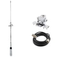 thumbnail image 1 of NL-770S Antena de doble banda + Soporte de antena RB-400 + Cable coaxial RG-58U 5M Walkie Talkie Radio CB para coche móvil Scienceny  EL0131-00, 1 of 2