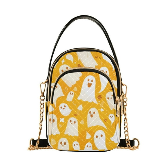 joogoo Women Ghost Halloween Chain Crossbody Bags Shoulder Handbag Phone Purse