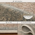 thumbnail image 7 of KUETH 2X8 Machine Washable Runner Rug, Low Pile Non-Slip Backing Carpet for Hallway, Kitchen and Bedroom, Pet-Friendly Vintage Floral Runner Rug, Red Fish, 7 of 7
