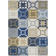 thumbnail image 2 of Addison Rugs Chantille Indoor/Outdoor Transitional Patchwork Navy Machine Washable Rectangle Rug, 8' x 10', 2 of 8