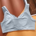 thumbnail image 5 of YHAJDS Women's Seamless Comfortable Daily Bra， Women's Front Closure Bra for Everyday Wear Breathable Soft Support Lightly Padded B C Cup Plus Size, 5 of 5