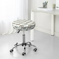 thumbnail image 7 of Xecao's Indian Elephant Print Stool Covers offer stylish, washable protection for PU round bar stools, perfect for home or commercial use., 7 of 7