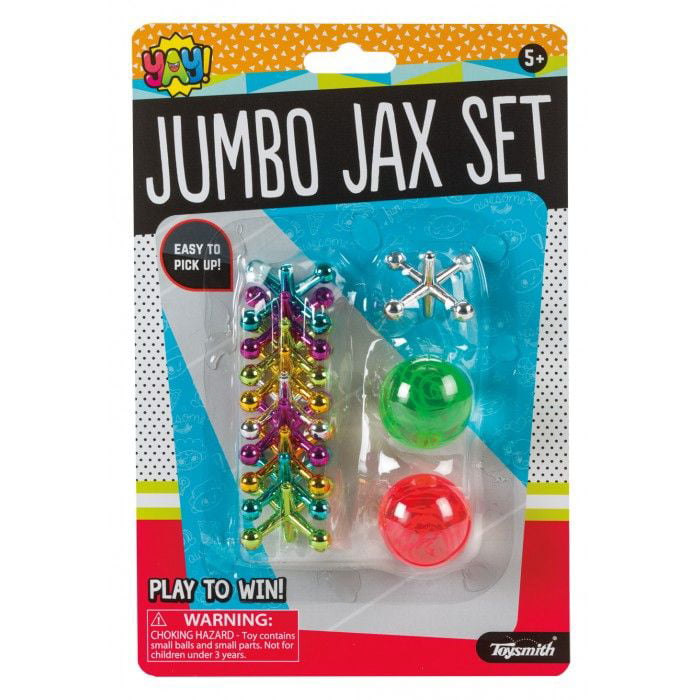 5 SETS OF METAL STEEL JACKS WITH SUPER RED RUBBER BALL GAME CLASSIC TOY KIDS 