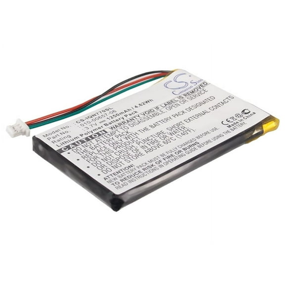 Replacement Battery for Garmin Nuvi 770,Nuvi 770T,010-00657-06,3.7V/1250mAh