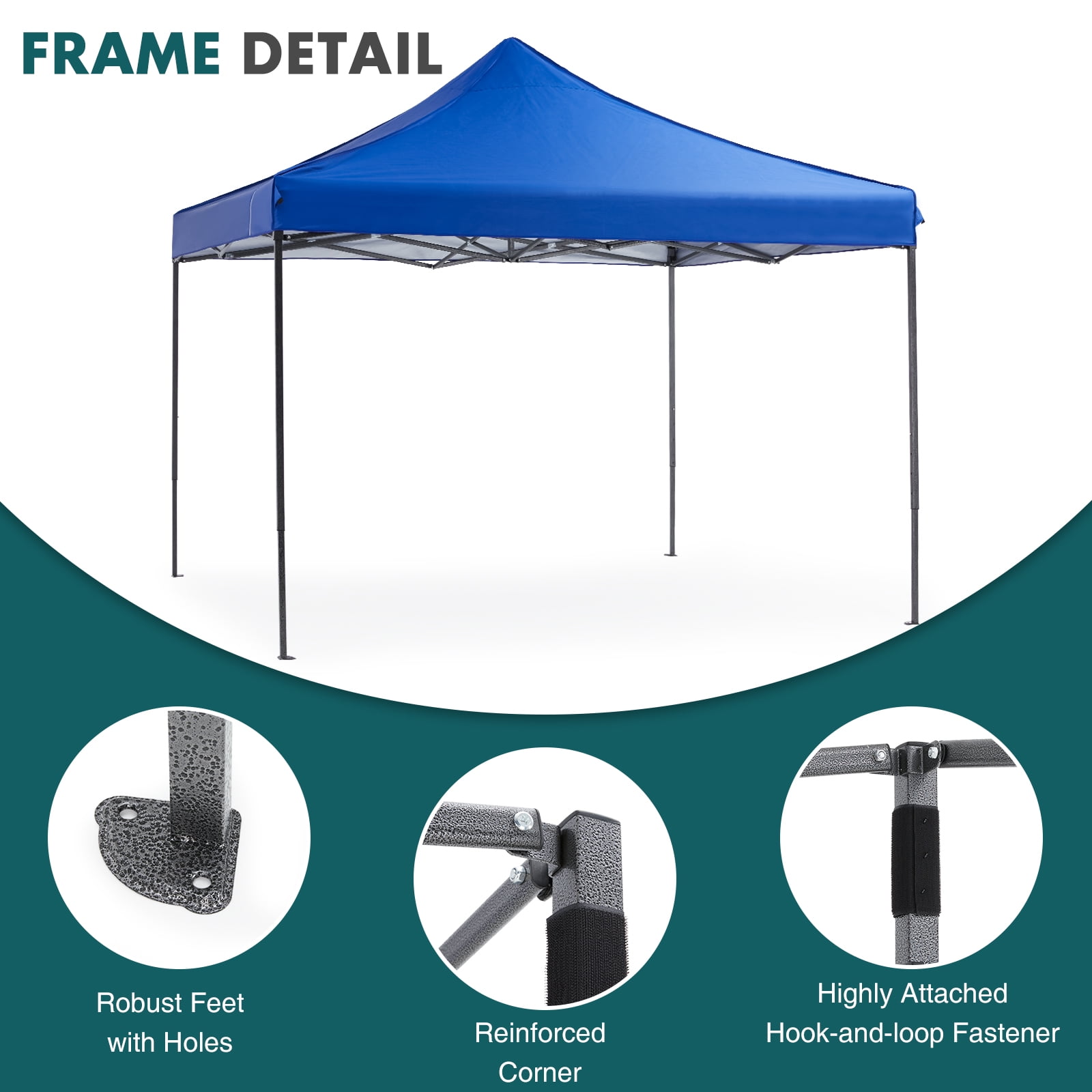 edx 10 x 10ft Pop Up Canopy Tent Portable Sun Shelter Canopy edx 10 x 10ft Pop Up Canopy Tent Portable Sun Shelter Canopy