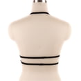 thumbnail image 3 of Brassiere Material Premium Cupsess Lencería Firmess Apasionada Misterioso Dulce Regalo Romántico Atmósfera Moda Cupless Bras Negro Yuarrent XX000635-02, 3 of 7