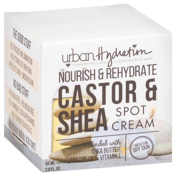 Urban Hydration Castor & Shea Nourish & ReHydrate Spot Cream 1.7 OZ