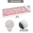 thumbnail image 3 of Haosy Leaves Football Bathroom Rugs Non Slip Absorbent Soft Plush Quick Dry Bath Mat, 39"x20", 3 of 8
