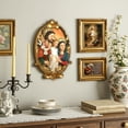 thumbnail image 5 of LuxenHome Holy Family Wall Plaque, Oval Religious Decor Featuring Joseph, Mary & Baby Jesus for Prayer Room & Faithful Home, 5 of 12