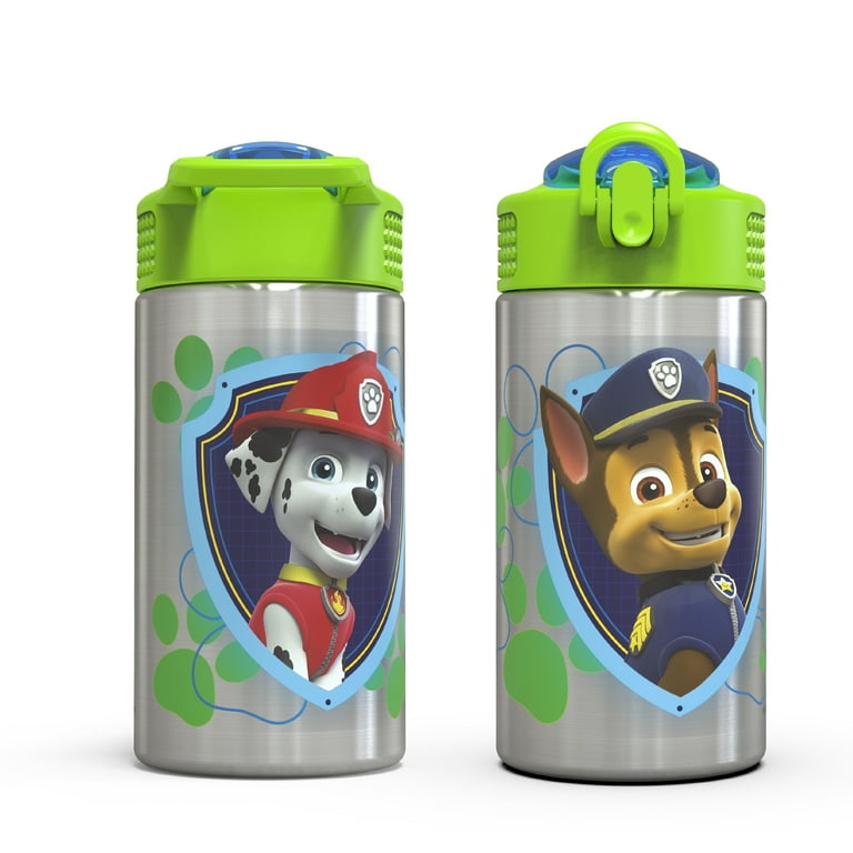 Zak Designs Paw Patrol 14 ounce Kids Stainless Steel Vacuum Insulated Water  Bottle, Chase, Marshall & Friends
