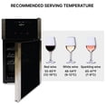 thumbnail image 3 of Koolatron 29 Bottle Dual Zone Wine Cooler Freestanding Wine Fridge, 3 of 9