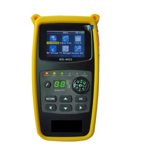 5PCS/LOT Original Satlink WS-6933 Satellite Finder DVB-S2 FTA C KU Digital Satellite Finder Meter WS6933 PK ST-5150 V8 Finder ,Portable Carrying