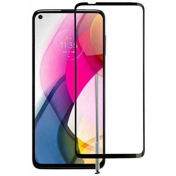 Premium HD Full Coverage Tempered Glass Screen Protector for Motorola Moto G Stylus 5G 2021