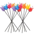 thumbnail image 6 of Eease 12Pcs Tulip Flower Wind Spinners Garden Stakes Ornaments for Lawn Sign Decor, 6 of 6