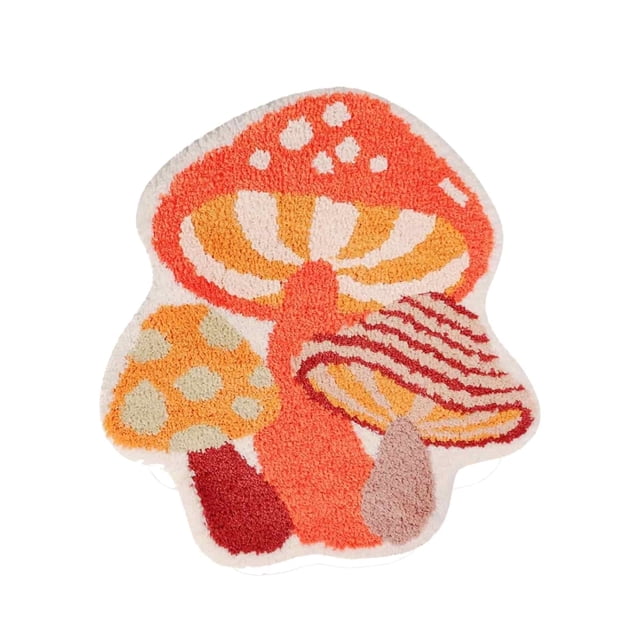 TIELUTT 1PC Cute Bath Mat Non Water Absorbing Bathroom Rug Red 5 X 8 Rugs Area Rug and Set Sofa Blanket for Bedroom Area Rug under 50