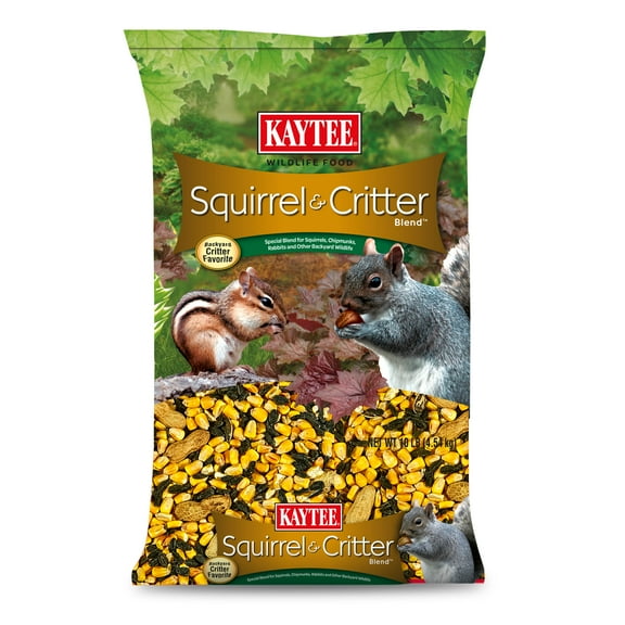 Kaytee Squirrel and Critter Food Blend, 10 Pounds, High Quality Blend