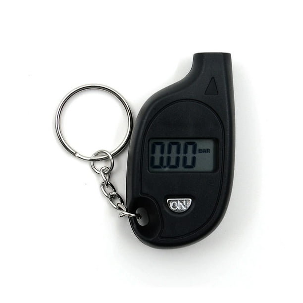 FANCY Tire Air Pressure Gauge 0.01BAR Digital Display Key Chain Tyre